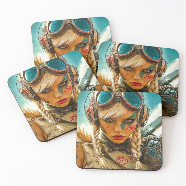 Item preview, Wasteland Valkyrie – Post Apocalyptic Warrior designed and sold by Studioderi.