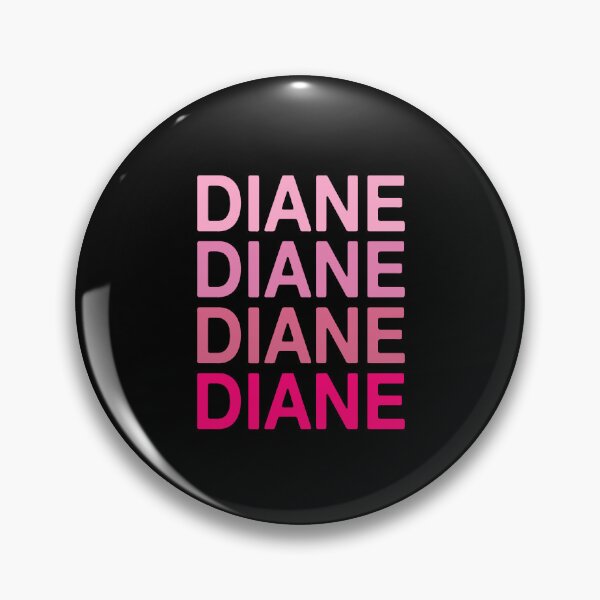 Item preview, Diane Name Pink Colors designed and sold by Jeallan Designs.