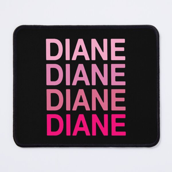 Item preview, Diane Name Pink Colors designed and sold by Jeallan Designs.