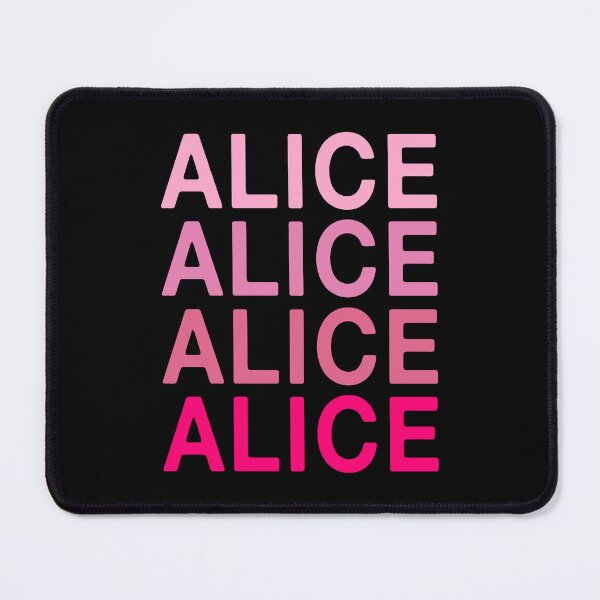 Item preview, Alice Name Pink Colors designed and sold by Jeallan Designs.