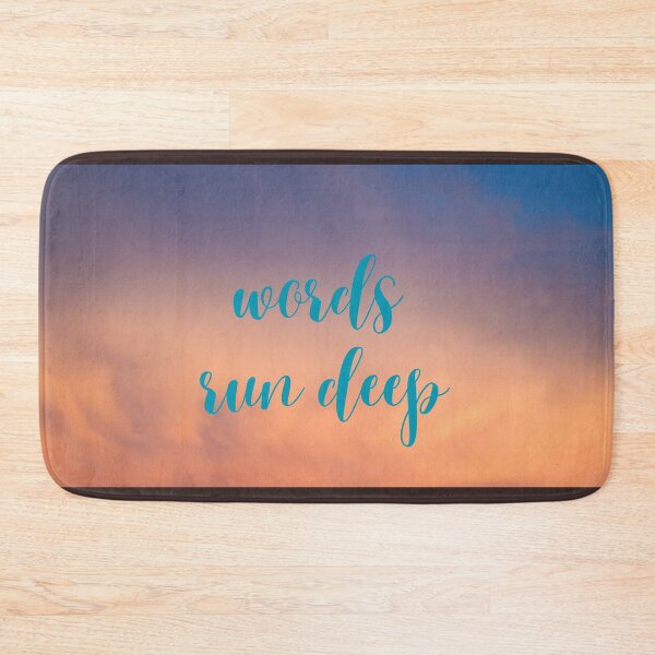 Item preview, words run deep designed and sold by Cuteenhle.