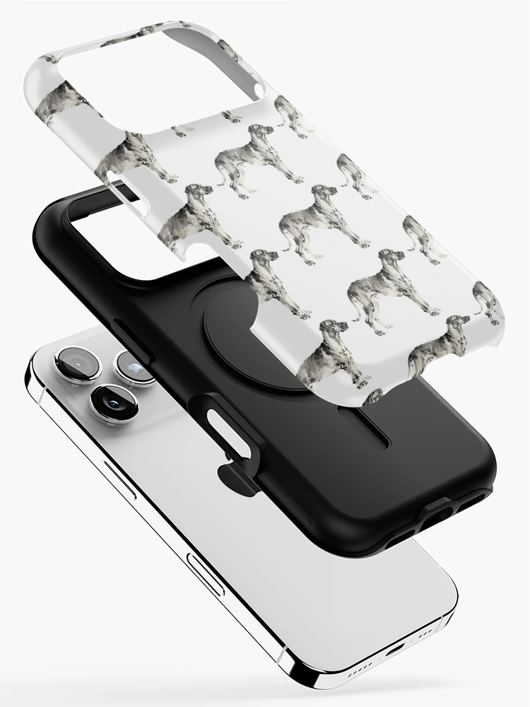Thumbnail 2 of 4, iPhone Case, Ink Drawing Art for Rhodesian Ridgeback designed and sold by forget45studio.
