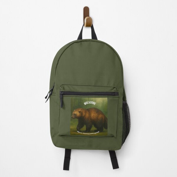 Item preview, Wolverine – Fierce, Elusive, Endangered | Geometric Wildlife Art designed and sold by GeoWild Designs.