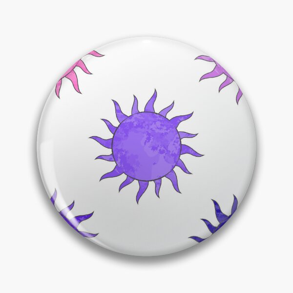 Item preview, Pink & Purple Sun Sticker Pack – Aesthetic Suns in 5 Shades designed and sold by InfiniteSticker.