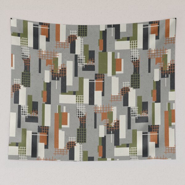 Item preview, Neo-Brutalist Geometric Grid Seamless Pattern designed and sold by ColorVR.