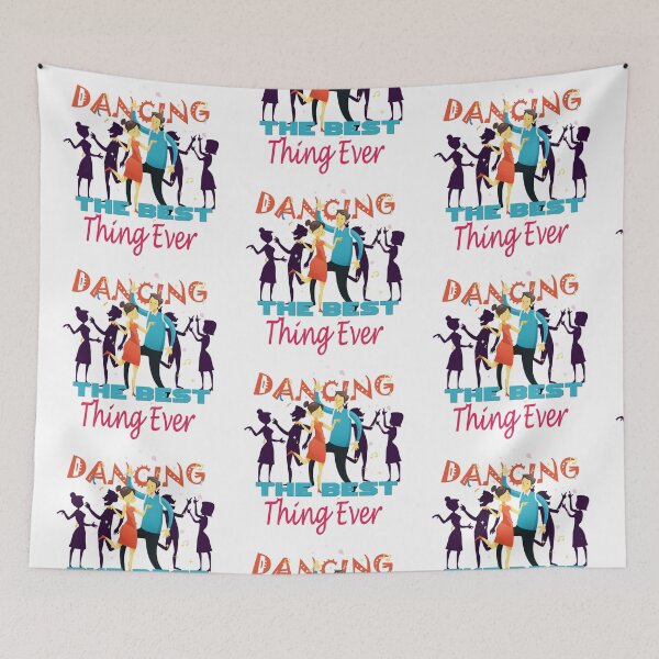 Item preview, Dancing is the Best Ever Thing – Expressive Dance Quote Artwork, Aesthetic, Retro, Vintage designed and sold by GraphixKing999.