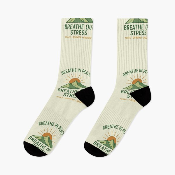 Item preview, Breathe In Peace Breathe Out Stress – Mindful Nature Sunrise Design designed and sold by Diwakar-Designs.