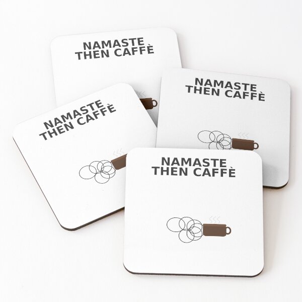 Item preview, Namaste Then Caffè – Yoga designed and sold by MelVibes.