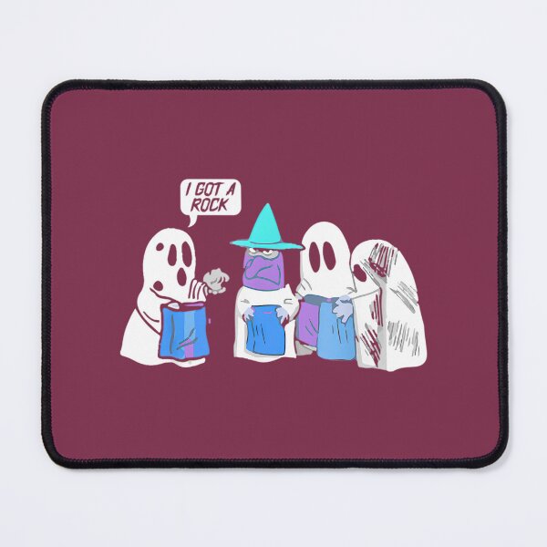Item preview, Halloween Ghost & Gnome: Got A Rock Trick Or Treat Funny | Limited Edition designed and sold by MatthewSprague.