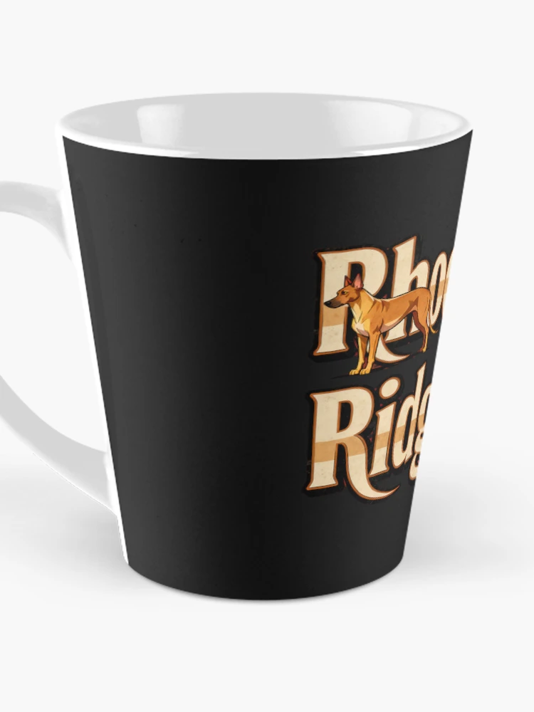Imagen 3 de 4, Taza de café con la obra Rhodesian Ridgeback con Rhodesian Ridgeback, diseñada y vendida por forget45studio.