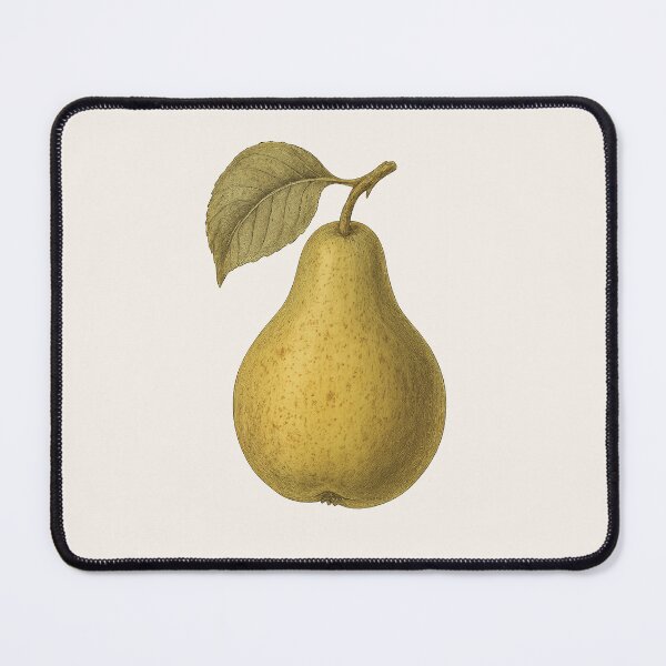 Item preview, Pear with Leaf – Vintage Cottagecore Botanical Sticker designed and sold by HoopeStylee.