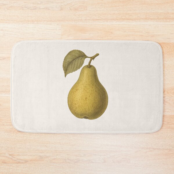 Item preview, Pear with Leaf – Vintage Cottagecore Botanical Sticker designed and sold by HoopeStylee.
