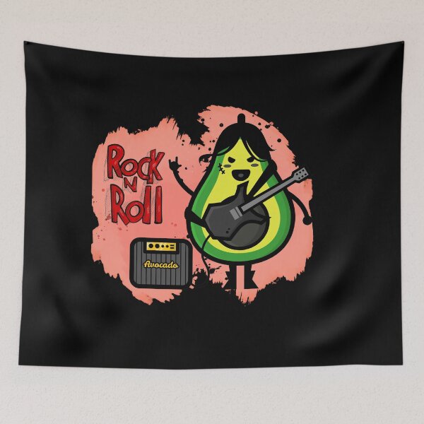 Item preview, Rock'n Roll Avocado Guitar Funny Gifts For Avocado Fans designed and sold by carpoa.