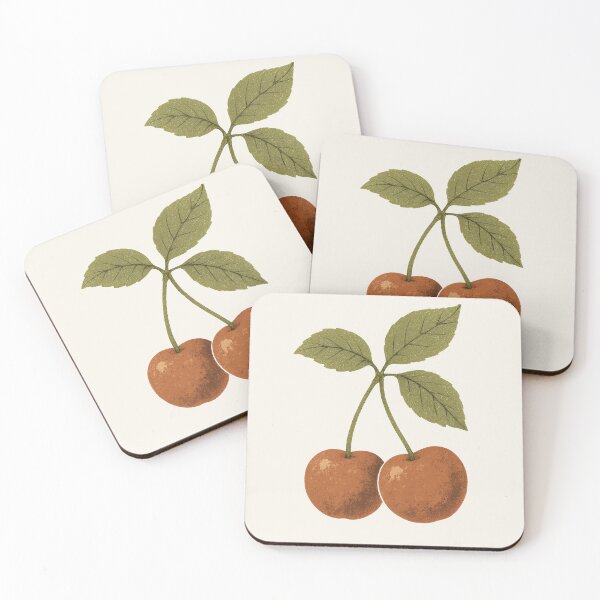 Item preview, Cherry Pair – Vintage Cottagecore Botanical designed and sold by HoopeStylee.