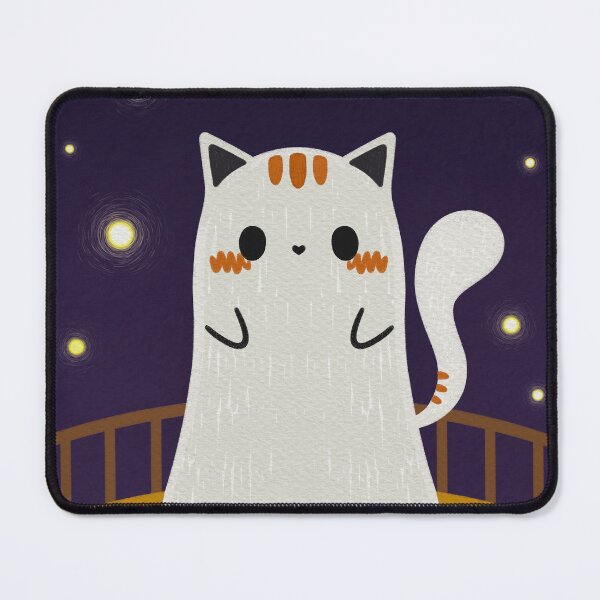 Item preview, Halloween Ghost Kitty designed and sold by Greatquill.