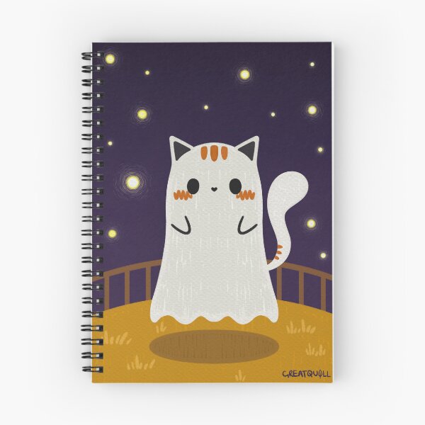 Item preview, Halloween Ghost Kitty designed and sold by Greatquill.