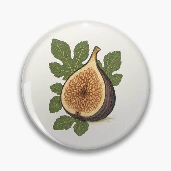 Item preview, Fig with Leaves – Vintage Cottagecore Botanical Sticker designed and sold by HoopeStylee.