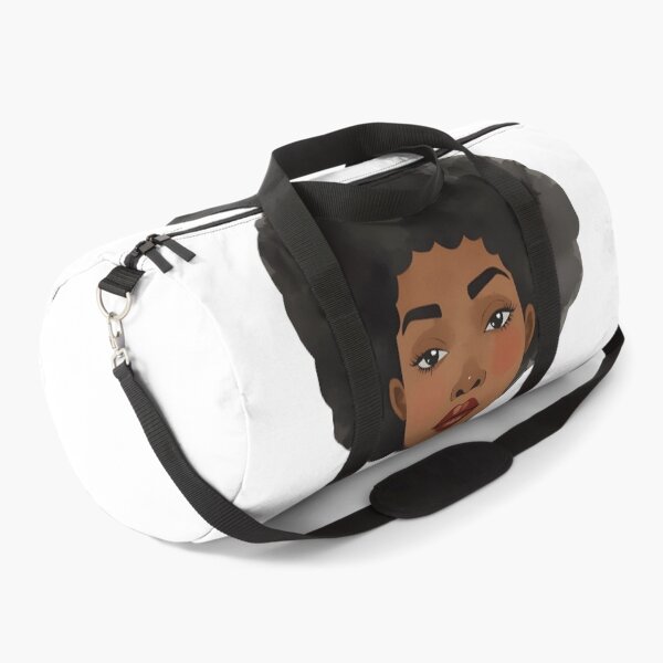 Item preview, Watercolor Black Woman Portrait – Afro Hair Aesthetic with Blushy Cheeks designed and sold by OsasChild.