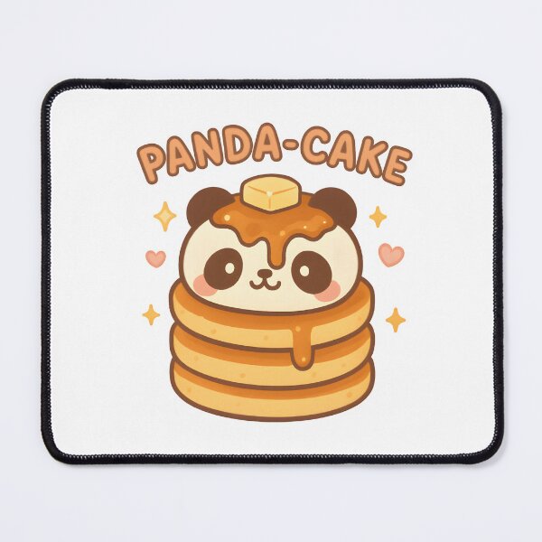 Item preview, Panda-Cake – Cute Kawaii Panda Pancake Food Pun Design designed and sold by OsasChild.