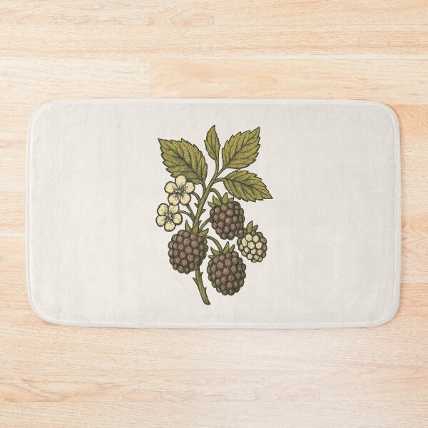 Item preview, Blackberry Cluster – Vintage Cottagecore Botanical Sticker designed and sold by HoopeStylee.