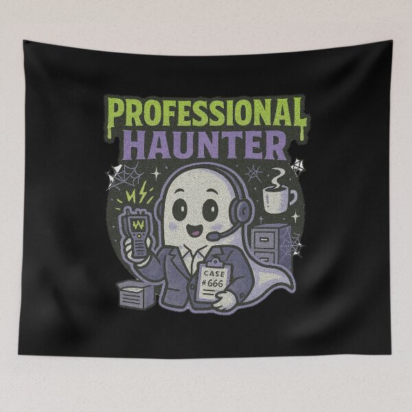 Item preview, Professional Haunter - Gift for Office Workers Ghost Detective Art designed and sold by Jarminis.