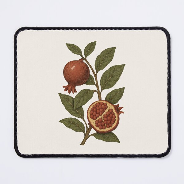 Item preview, Pomegranate Branch – Vintage Cottagecore Botanical designed and sold by HoopeStylee.