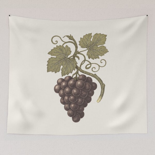Item preview, Grape Vine – Vintage Cottagecore Botanical Sticker designed and sold by HoopeStylee.