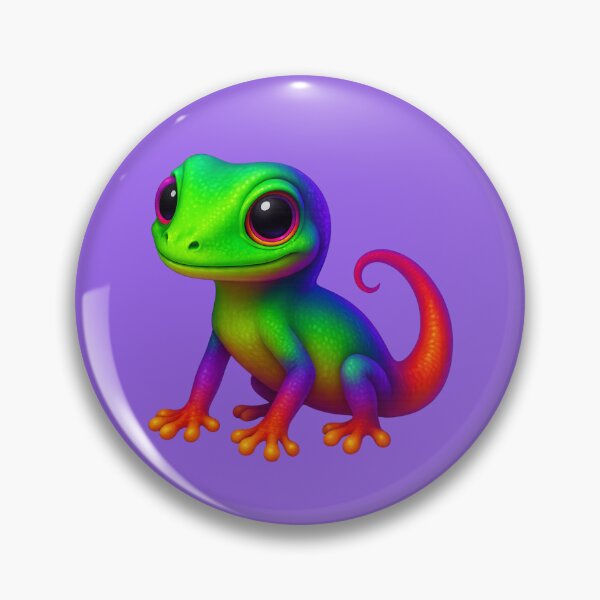 Artikelvorschau, Neon Gecko – Buntes Eidechsen-Design entworfen und verkauft von MK-WOOD.