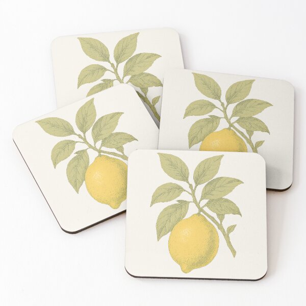 Item preview, Lemon Branch – Vintage Cottagecore Botanical Sticker designed and sold by HoopeStylee.