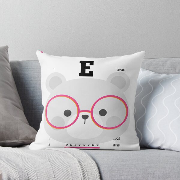 Item preview, Cute Bear Optometrist Eye Chart Pun designed and sold by FlamoArt.