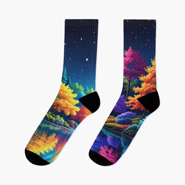 Item preview, Sea of colors under the starry sky designed and sold by Sigtrix.