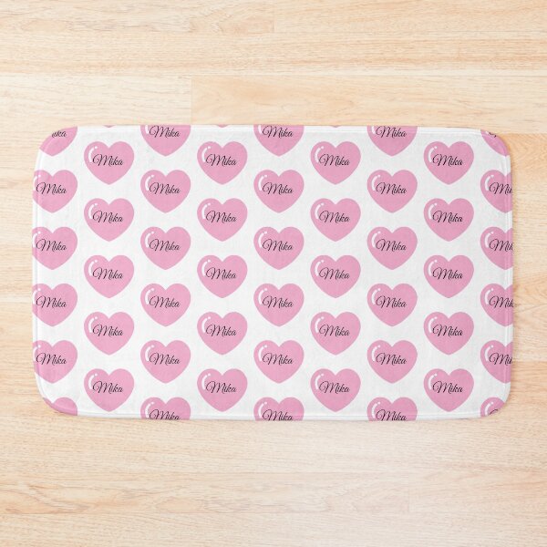 Item preview, Mika name with Pink Heart  designed and sold by Monika Howarth.