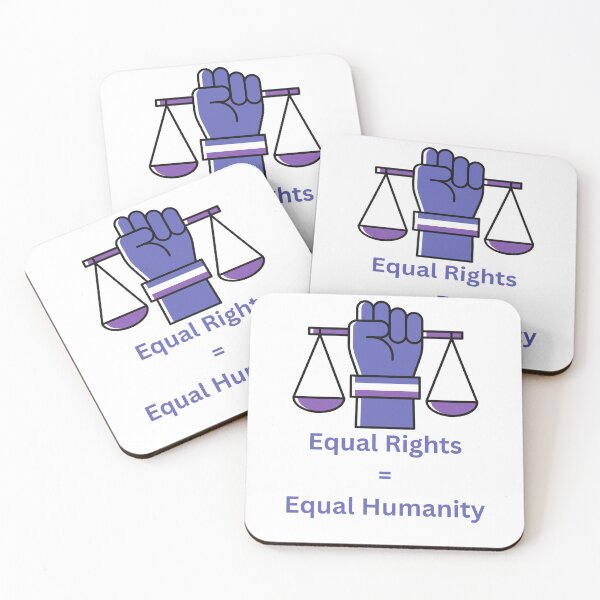 Item preview, Equal Rights = Equal Humanity | Justice & Human Rights Design 10 december designed and sold by ArtArturs.