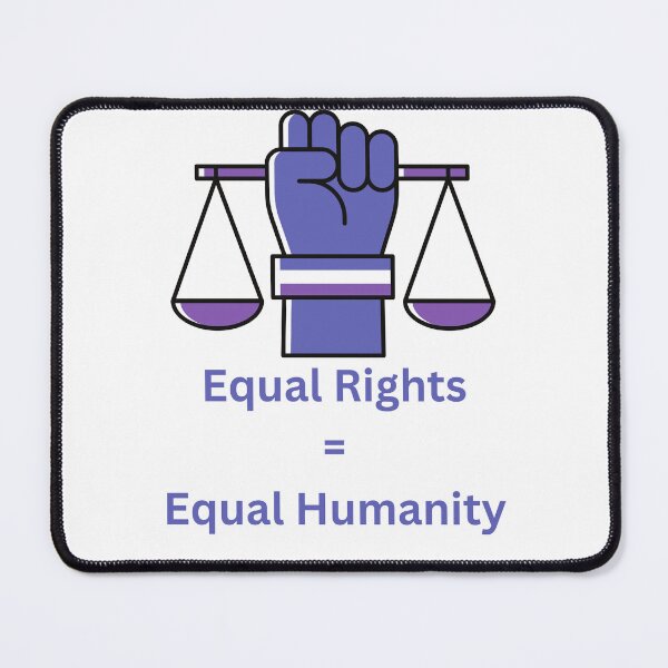 Item preview, Equal Rights = Equal Humanity | Justice & Human Rights Design 10 december designed and sold by ArtArturs.
