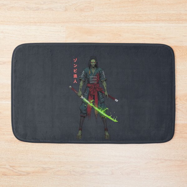 Item preview, Zombie Rōnin – Dark Anime Warrior designed and sold by BrightThreadBB.