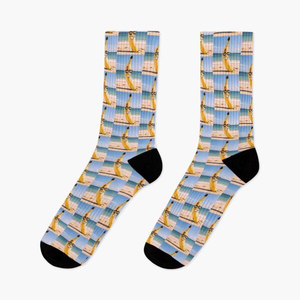 Item preview, HAPPY BANANA AT THE BEACH designed and sold by BubbleTextBox.
