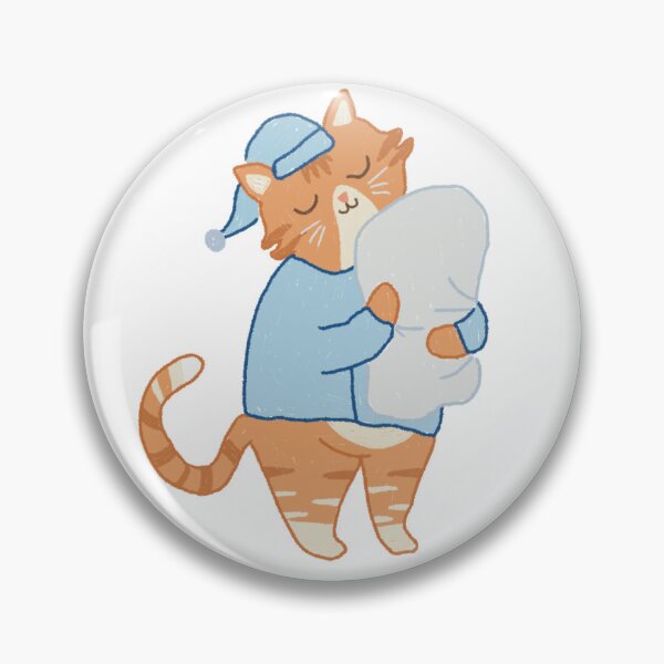 Item preview, Illustrated sleepy ginger cat with quote about aging  designed and sold by meemeepumpkin.