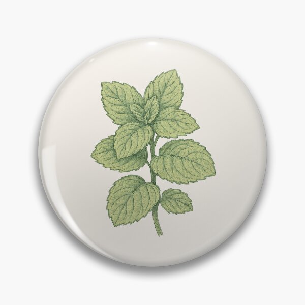 Item preview, Mint Leaves – Vintage Cottagecore Botanical Sticker designed and sold by HoopeStylee.