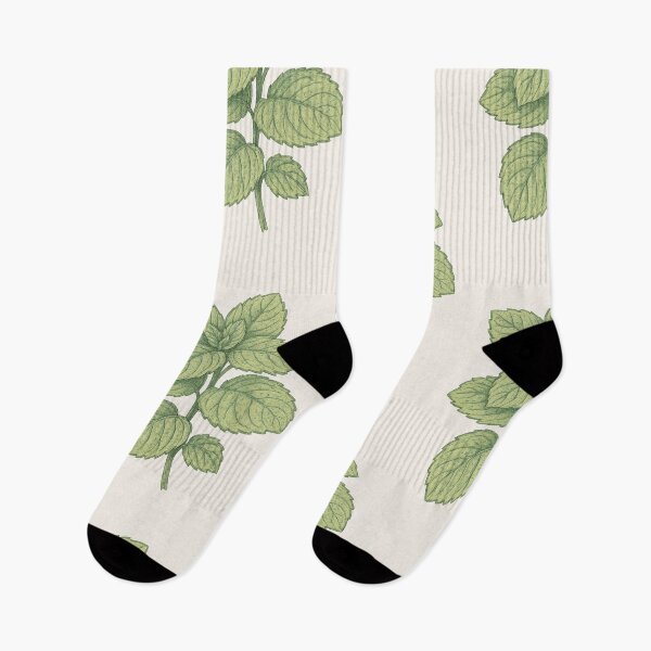 Item preview, Mint Leaves – Vintage Cottagecore Botanical Sticker designed and sold by HoopeStylee.