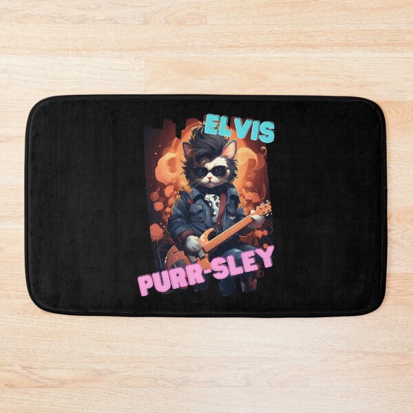 Aperçu de l'œuvre Chat à la Elvis Elvis Purrsley créée et vendue par HubertWitt.