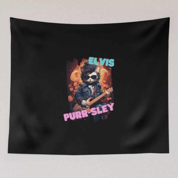 Aperçu de l'œuvre Chat à la Elvis Elvis Purrsley créée et vendue par HubertWitt.