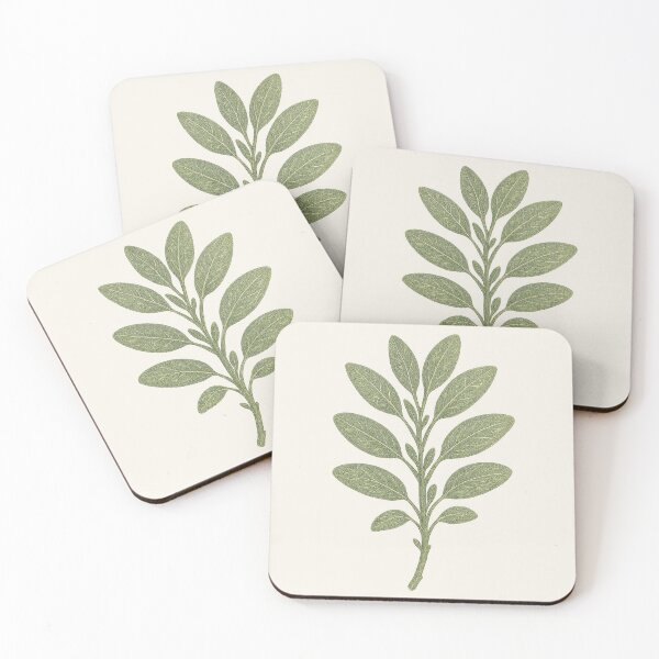 Item preview, Sage Branch – Vintage Cottagecore Botanical Sticker designed and sold by HoopeStylee.