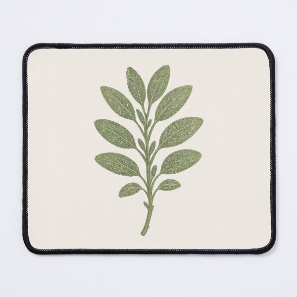 Item preview, Sage Branch – Vintage Cottagecore Botanical Sticker designed and sold by HoopeStylee.