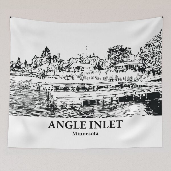 Item preview, Angle Inlet - Minnesota designed and sold by Lakeric Cityscapes.