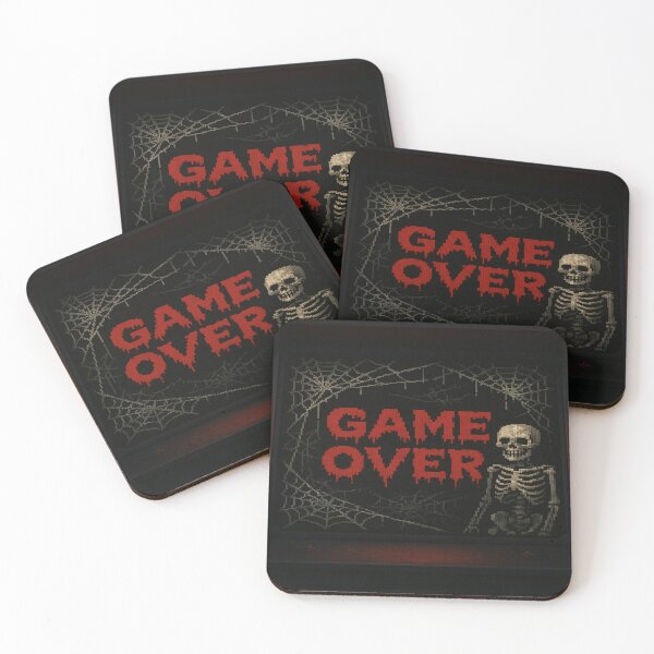 Item preview, Game Over, Forever – Spooky Gamer Halloween Design designed and sold by GeekGliter.