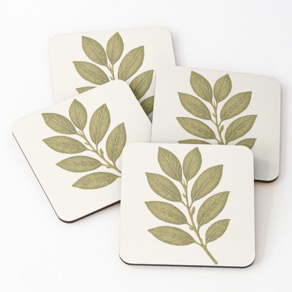 Item preview, Bay Leaves – Vintage Cottagecore Botanical Sticker designed and sold by HoopeStylee.
