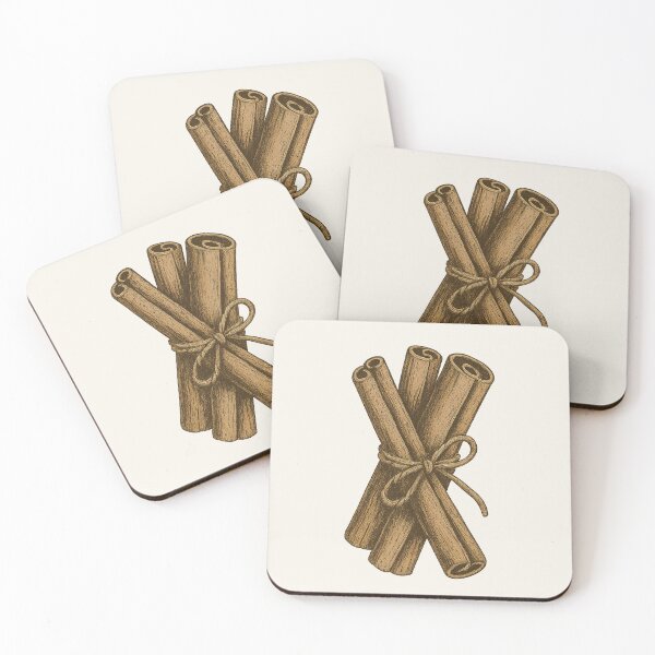 Item preview, Cinnamon Sticks – Vintage Cottagecore Botanical Sticker designed and sold by HoopeStylee.