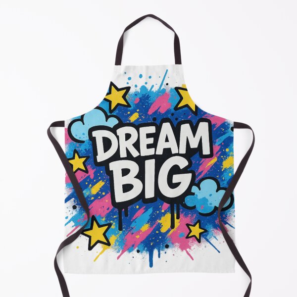 Item preview, DREAM BIG – Stars and Clouds Graffiti Tee designed and sold by PastimeMastery.