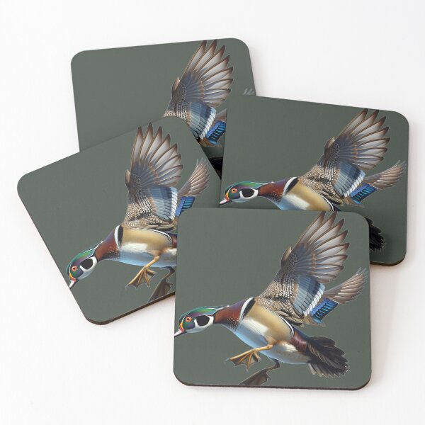 Item preview, Wood Duck Coming in for a Landing designed and sold by LifeCrush.