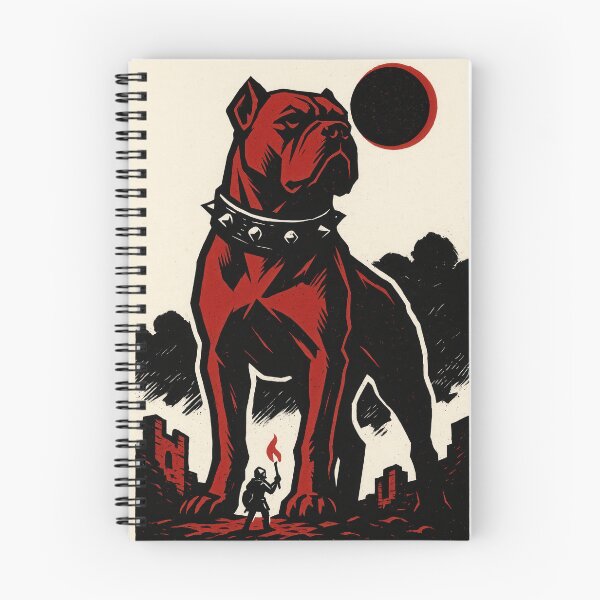 Item preview, Mastiff Crimson Eclipse Poster designed and sold by Flying Doggo.
